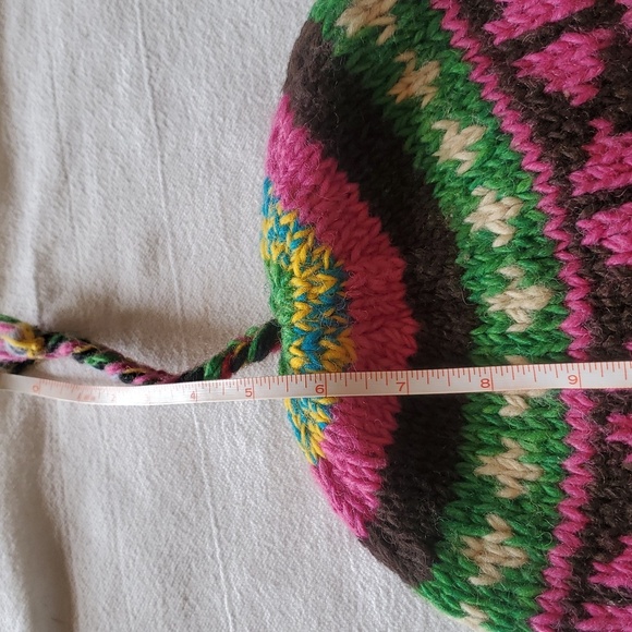 The Collection Royal 100% Wool Handmade In Nepal Fleece Lined Hat - Picture 12 of 14